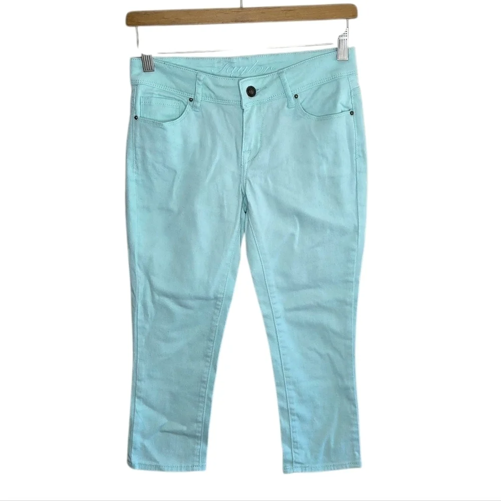 Y2K Delia's | Mint Green Capri Taylor Fit Jeans Juniors Size 3/4
